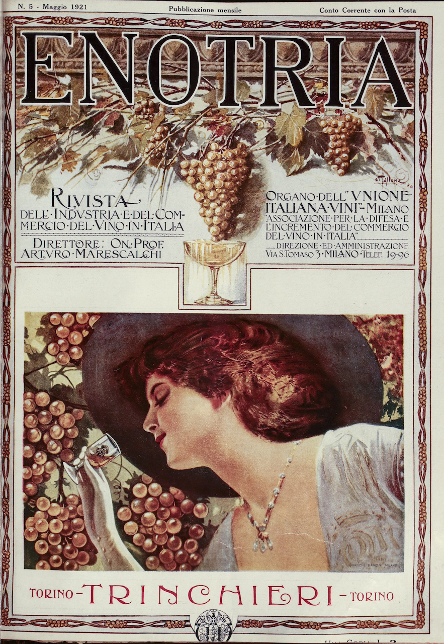 Enotria. Rivista dell'Industria e del commercio del vino in Italia. Organo dell'Unione Italiana Vini, n. 5, maggio 1921